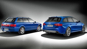 Audi RS4: Hommage an den blauen Ur-RS 