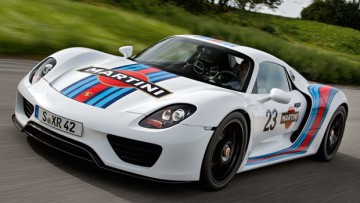 Porsche 918 Spyder im Martini-Racing-Design