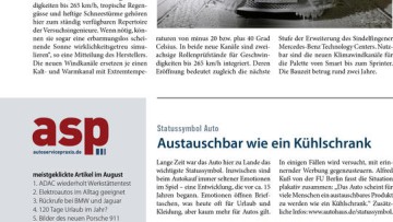 meistgeklickte Artikel im August