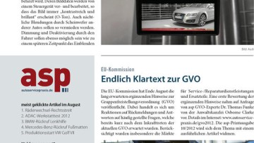 meist geklickte Artikel im August