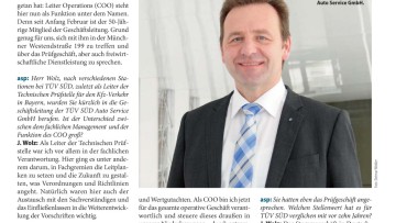 TÜV SÜD-Interview: Mann für die Zukunft