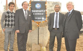 TÜV Süd Grundsteinlegung Prüfzentrum Indien