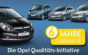 Qualitätsinitiative: Opel verlängert "Sechs Jahre Garantie"-Angebot