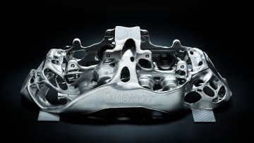 Bugatti: Bremssattel aus 3-D-Druck