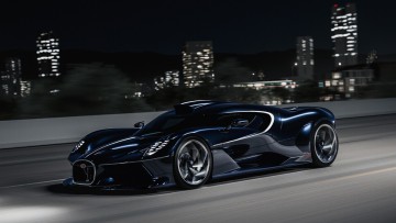 Mit dem Destrier hat Bugatti das nunmehr dritte Unikat der Solitaire-Serie auf Basis des Bolide vorgestellt.