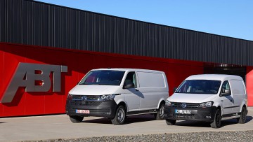 VW T6 und Caddy von Abt: Nachträglich verstromt