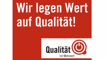 Initiative "Wir legen Wert auf Qualität" 