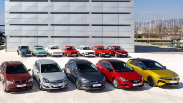 90 Jahre Opel-Kompaktklasse Kadett und Astra