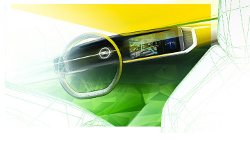 Neues Opel-Cockpit: Breitband-Purismus