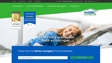 Wintec Autoglas Homepage