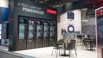 Champion Lubricants-Messestand