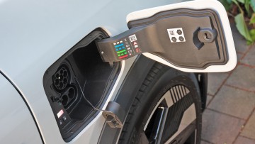 Elektroauto, Strom, Buchse, Ladeklappe
