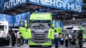 Scania-Messestand auf der IAA Transportation 2024