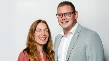 Juliette Ribbert, Geschäftsführerin der Ihle tires GmbH, und und Alexis Schmitz, Vertriebsleiter DACH