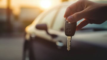 Autoschlüssel virtuelles Symbolbild