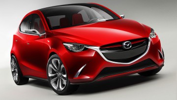 Vorschau: Die Studie Hazumi gibt einen recht konkreten Ausblick auf den Mazda2, der einen Spardiesel bekommt.