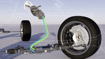 Mercedes-Benz EQS mit Drive-by-wire