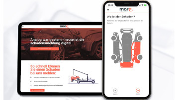 m.o.r.e digitale Schadenmeldung