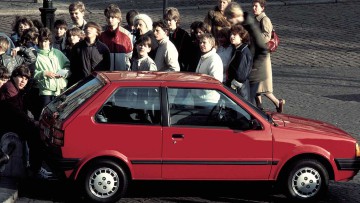 Fünf Generationen Nissan Micra