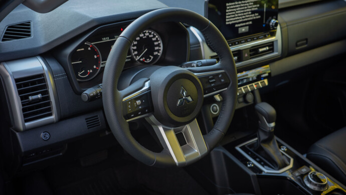 Lenkrad im Detail des L200