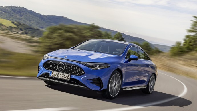 Unter anderem dank Siliziumkarbid-Halbleiter ist der elektrische Mercedes CLA 250+ vergleichsweise effizient unterwegs
