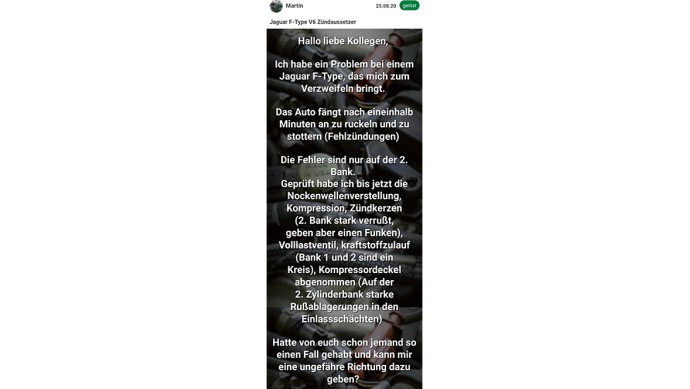 FabuCar Problempost Martin F.