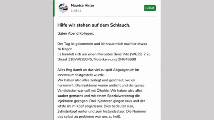 Problem Maurice Hinze
