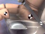 Airbag von Renault soll Beckenverletzungen vorbeugen Renault-Airbag