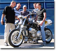 Esslinger Studenten entwickeln Diesel-Motorrad Dieselmotorrad der FH Esslingen