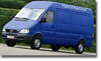 Mercedes-Benz zeigt Sprinter mit Diesel-Elektro-Hybridantrieb MB Hybrid Sprinter 2