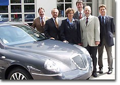 Ein Lancia Thesis für die Kfz-Innung Schwaben Übergabe eines Lancia Thesis an die Innung Schwaben