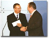 BestPractice-IT Award 2004/ Scheckübergabe