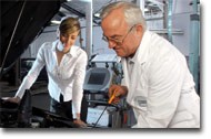 Serviceberater in Aktion