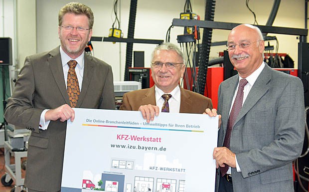 Marcel Huber, Klaus Dieter Breitschwert und Karl Burghart