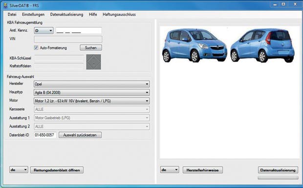 Digitales Rettungsdatenblatt