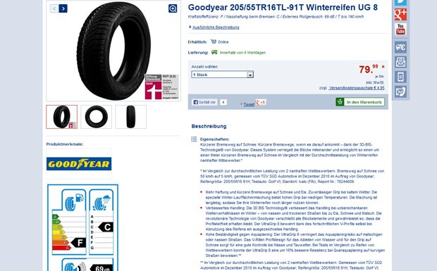 Lidl-Reifenangebot Goodyear