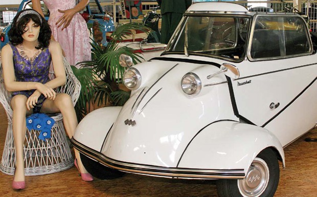 Messerschmitt Kabinenroller: Sonderausstellung zum "Schneewittchensarg" Flyer Sonderausstellung Messerschmitt Kabinenroller Speyer