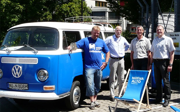 Tour durch Deutschland: Nilfisk-Alto verlost VW Bulli