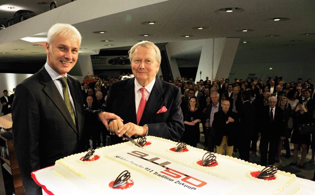 911-Geburtstag: Porsche Museum startet Sonderausstellung Eröffnung Sonderausstellung "50 Jahre 911"