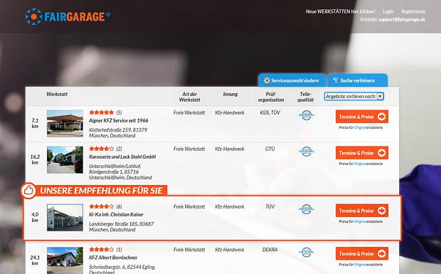 fairgarage-screenshot