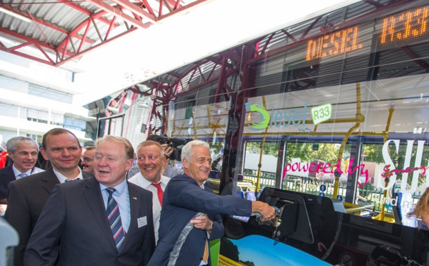 Ramsauer Tanken R33-Diesel Feldversuch Coburg