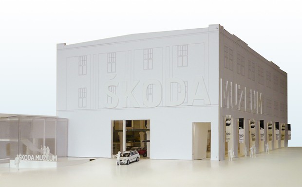 Modell Skoda Werksmuseum