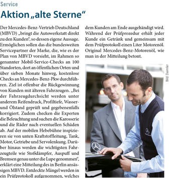 Aktion „alte Sterne“