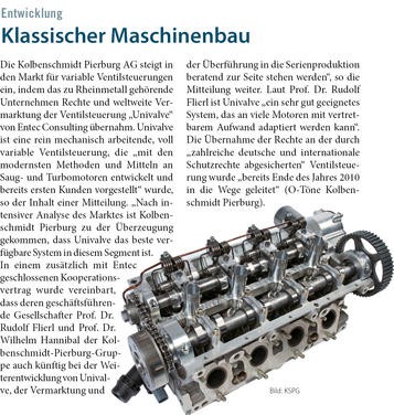 Klassischer Maschinenbau