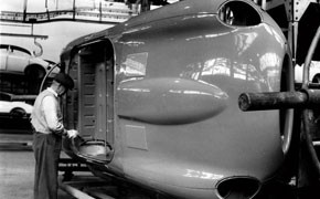 Jaguar E-Type-Produktion 1961