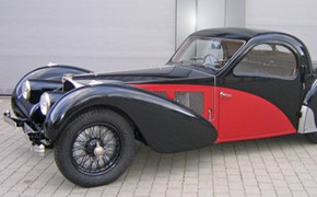 Oldtimertreffen: Durchs Bergische Land Bugatti57 SC Atalante