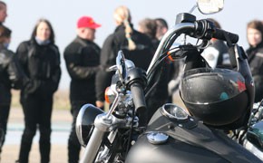 Motorrad Frauen Bikerinnnen