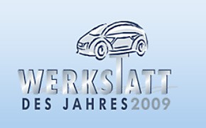 "Werkstatt des Jahres" : Wettbewerb geht in die entscheidende Phase Logo Werkstatt des Jahres 2009