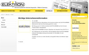 Elektron Bremen: Ende, Neuanfang – oder beides? Homepage Elektron-Bremen