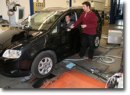 Schweizerische Forscher: Leichter Mehrverbrauch bei Nachrüstfiltern VW Touran auf Rollenprüfstand